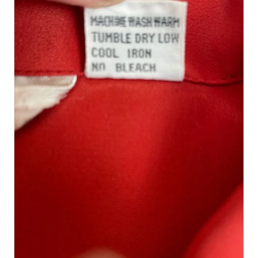 Vintage Oscar de la Renta Expressions Women's Red Blouse Size 14 - Picture 7 of 8